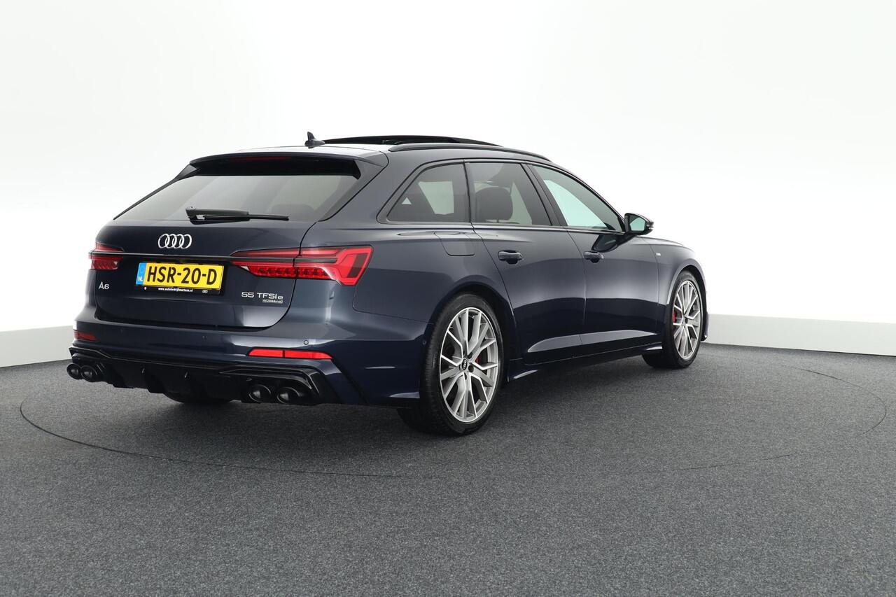Audi A6 Avant 55 TFSI e 368pk quattro S-Line Competition Panoramadak Stoel- Stuurverwarming Camera Virtual Cockpit Navigatie