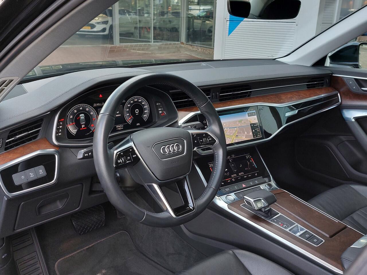 Audi A6 Limousine 45 TFSI 245pk Automaat Sport Lease Edition | 1ste Eigenaar | Navi | Clima | Cruise | Led Koplampen | Leder+Elek.Verstel+Stoelverwarming | Pdc V+A+Camera | Rijstrook+Licht+Regensenor | 18''lm