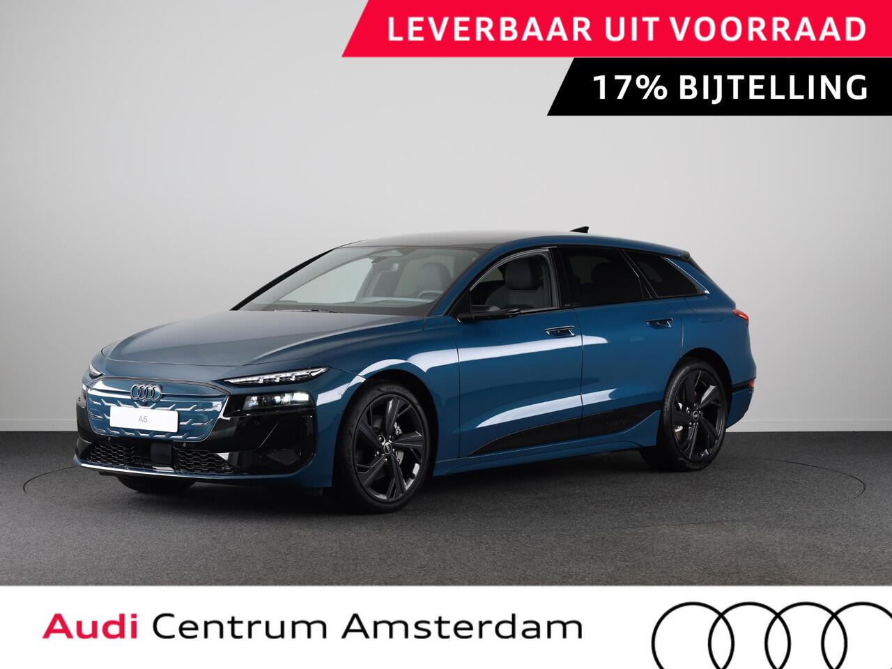 Audi A6 Avant e-tron S edition 100kWh 270 kW / 367 PK Avant Elek Panorama-glasdak, Bang&Olufsen soundsysteem, winterpakket, privacy glass