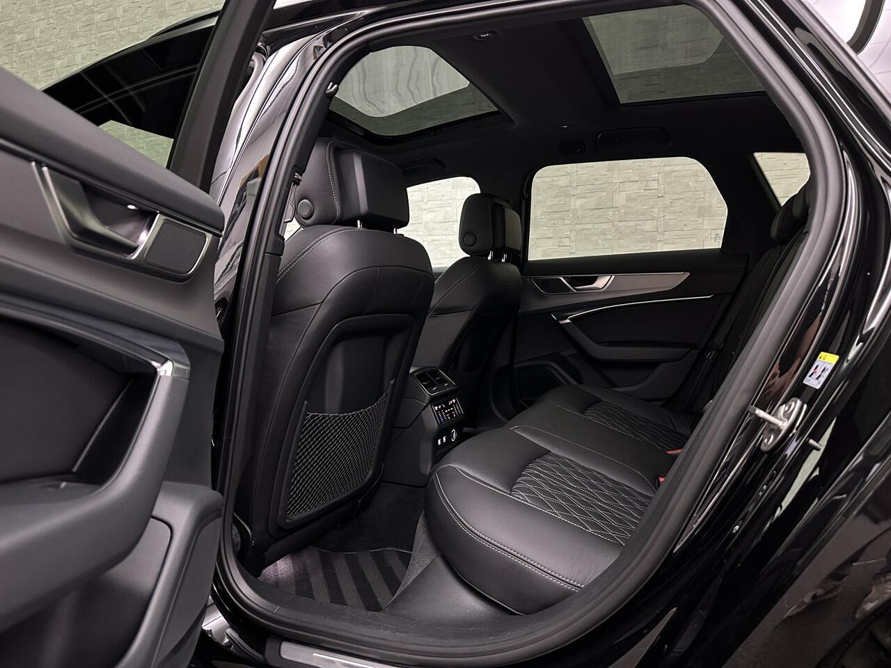 Audi A6 Avant 3.0 V6 340PK S-Line | Luchtvering | ACC | B&O | Panorama | 360 Camera | Matrix-LED | Trekhaak | RS-Leder | Standkachel | 4-Zone Clima | 21'' | Stoelverwarming V+A | Carplay | Lane & Side Assist | Virtual-Cockpit | Draadloos Laden.