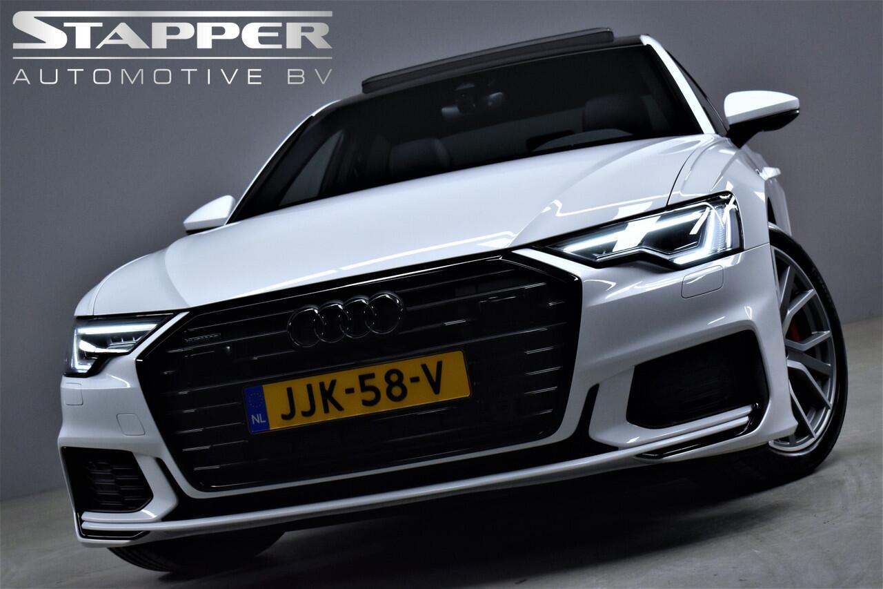 Audi A6 Limousine 55 TFSI e 367pk Quattro S-Line Competition 1e Eig. Dealer OH Pano/Virtual/Carplay/Camera/Memory/Adap.cruise/Lmv20''