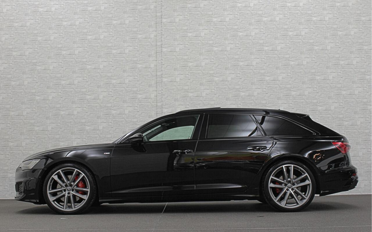 Audi A6 Avant 55 TFSI V6 340PK S-Line | Luchtvering | ACC | B&O | Panorama | 360 Camera | Matrix-LED | Trekhaak | RS-Leder | Standkachel | 4-Zone Clima | 21'' | Stoelverwarming V+A | Carplay | Lane & Side Assist | Virtual-Cockpit | Draadloos Laden.