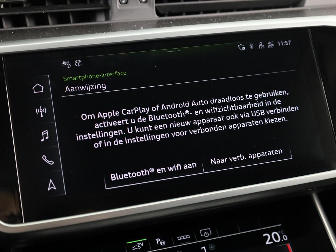 Audi A6 Avant 50 TFSI e quattro 299pk | Trekhaak wegklapbaar | Lederen bekleding | Electrisch verstelbare voorstoelen+geheugen bestuurdersstoel | Adaptieve cruise controle