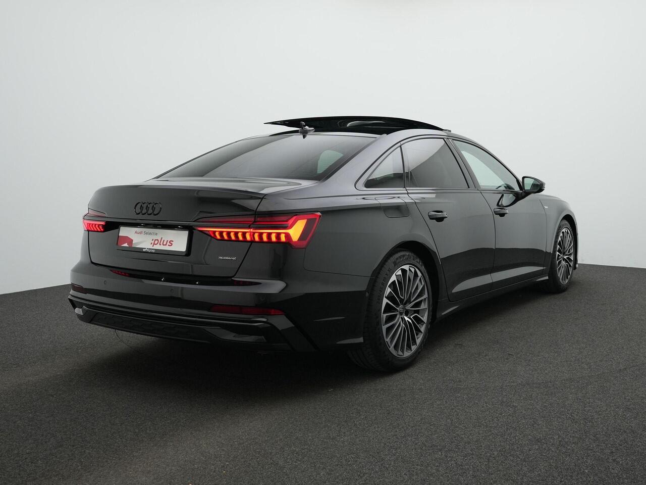 Audi A6 Limousine 55 TFSI e 367 pk quattro S edition Competition / S-Line | Panoramadak | Twinleder | Geheugen-/ventilatiestoelen | HD-Matrix LED | Head-up display | Bang & Olufsen | 360 camera