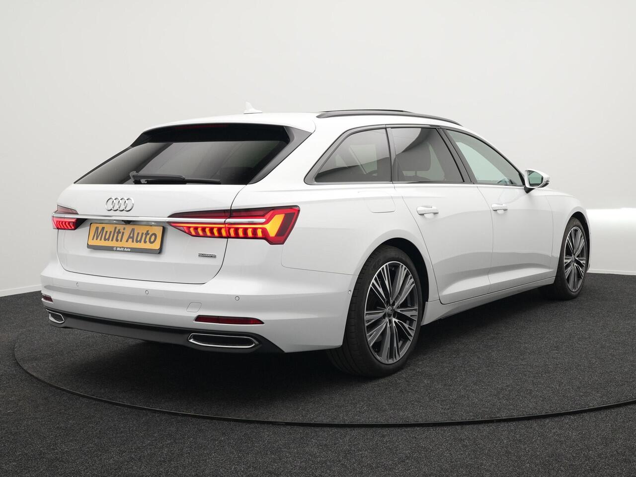 Audi A6 Avant 50 TFSI e quattro Plug in Hybrid 300pk PHEV | Panodak | Carplay | Adaptive Cruise | Lederen Stoelen & Memory | Virtual Cockpit | 20"L.M | Matrix LED | Shadow Line