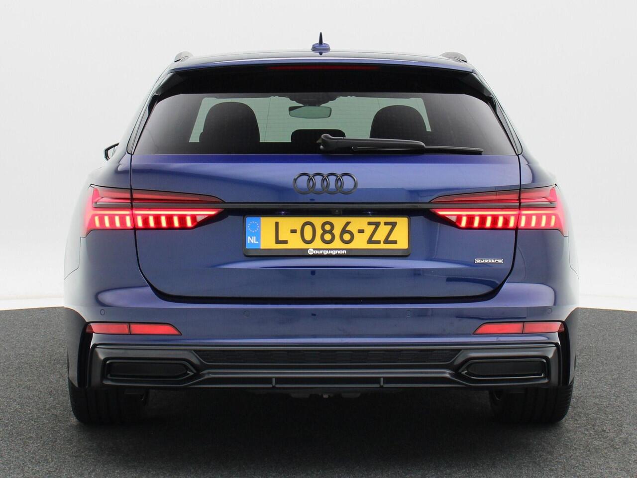 Audi A6 Avant 55 TFSi e 367 Pk quattro S-Line Competition | LED | Carplay | Adaptive Cruise | Stoel Verwarming | Elektrische Achterklep | Camera | Parkeersensoren | 20 Inch | 77.662 Km!
