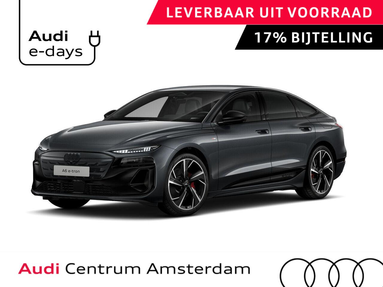 Audi A6 Sportback e-tron S edition 83 kWh | Remzadels rood | Winterpakket | Leder interieur | Privacy glass |