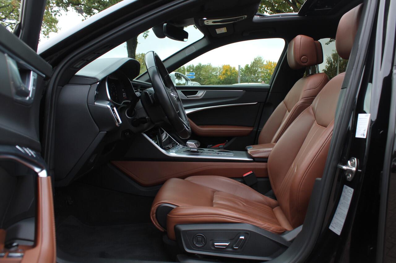 Audi A6 ALLROAD quattro 55 TFSI Pro Line Plus / Trekhaak / Panoramadak / Camera / Leder / Keyless / 20'' / CarPlay / B&O / Stuurverwarming / Dodehoek / DAB / ACC / Stoelverwarming / Zonnescherm zijruiten