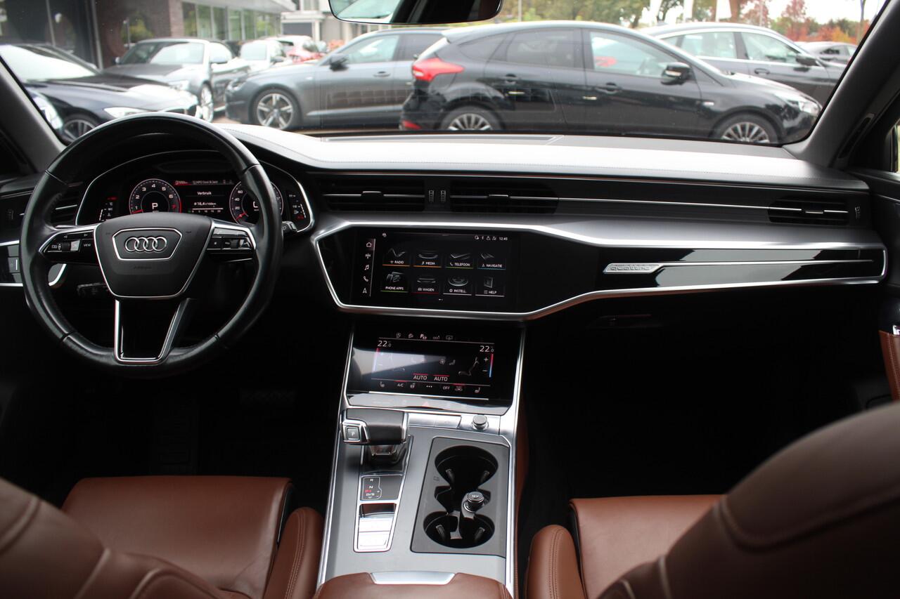Audi A6 ALLROAD quattro 55 TFSI Pro Line Plus / Trekhaak / Panoramadak / Camera / Leder / Keyless / 20'' / CarPlay / B&O / Stuurverwarming / Dodehoek / DAB / ACC / Stoelverwarming / Zonnescherm zijruiten