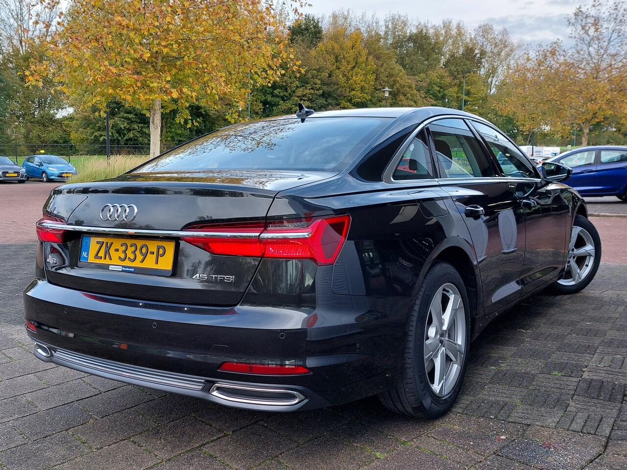 Audi A6 Limousine 45 TFSI 245pk Automaat Sport Lease Edition | 1ste Eigenaar | Navi | Clima | Cruise | Led Koplampen | Leder+Elek.Verstel+Stoelverwarming | Pdc V+A+Camera | Rijstrook+Licht+Regensenor | 18''lm