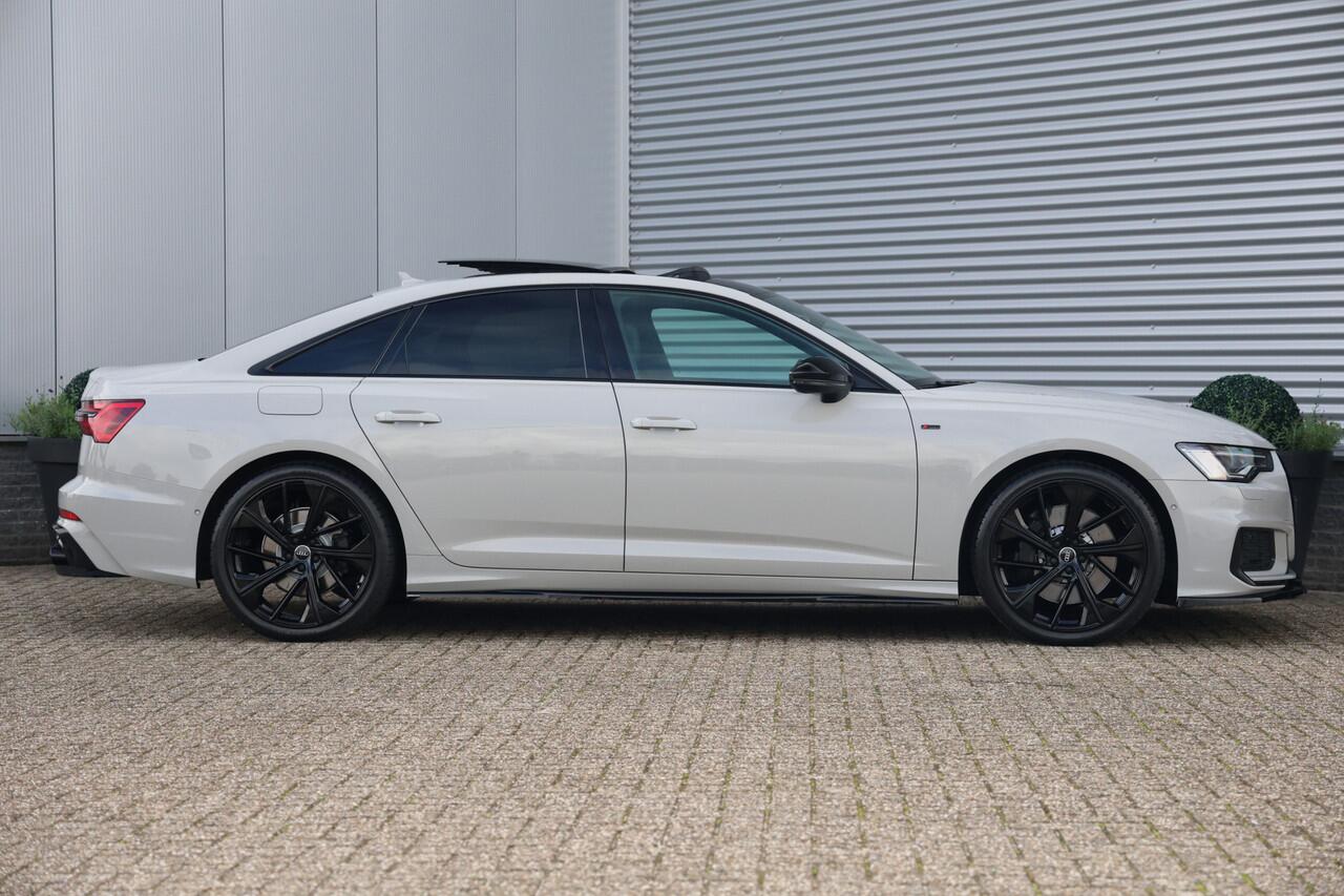 Audi A6 50 TFSI e Quattro 299pk 3x S-line Pano|B&O|Matrix|Krijtgrijs|Maxton