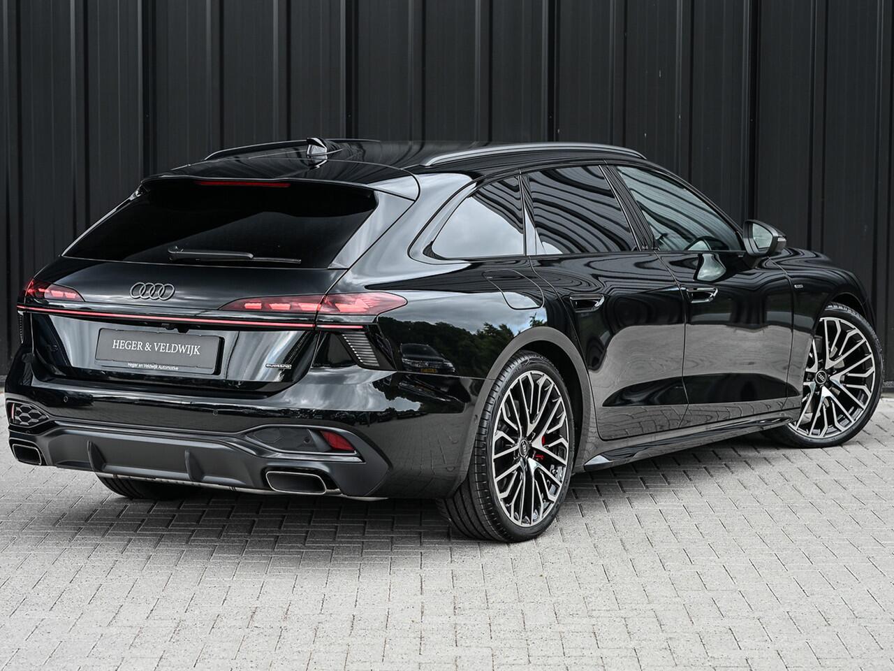 Audi A6 Avant 2.0 E-HYBRID QUATTRO S EDITION COMPETITION 270KW | PERFORMANCE S-SEATS | MIDNIGHT GREEN METALLIC | 3X S-LINE | ALCANTARA | HEAD-UP | VIRTUAL COCKPIT | 360 CAMERA | VIERWIELBESTURING | MASSAGE | B&O SOUND SYSTEM | ADAPTIVE CRUISE | PANORAMADAK | EL. 