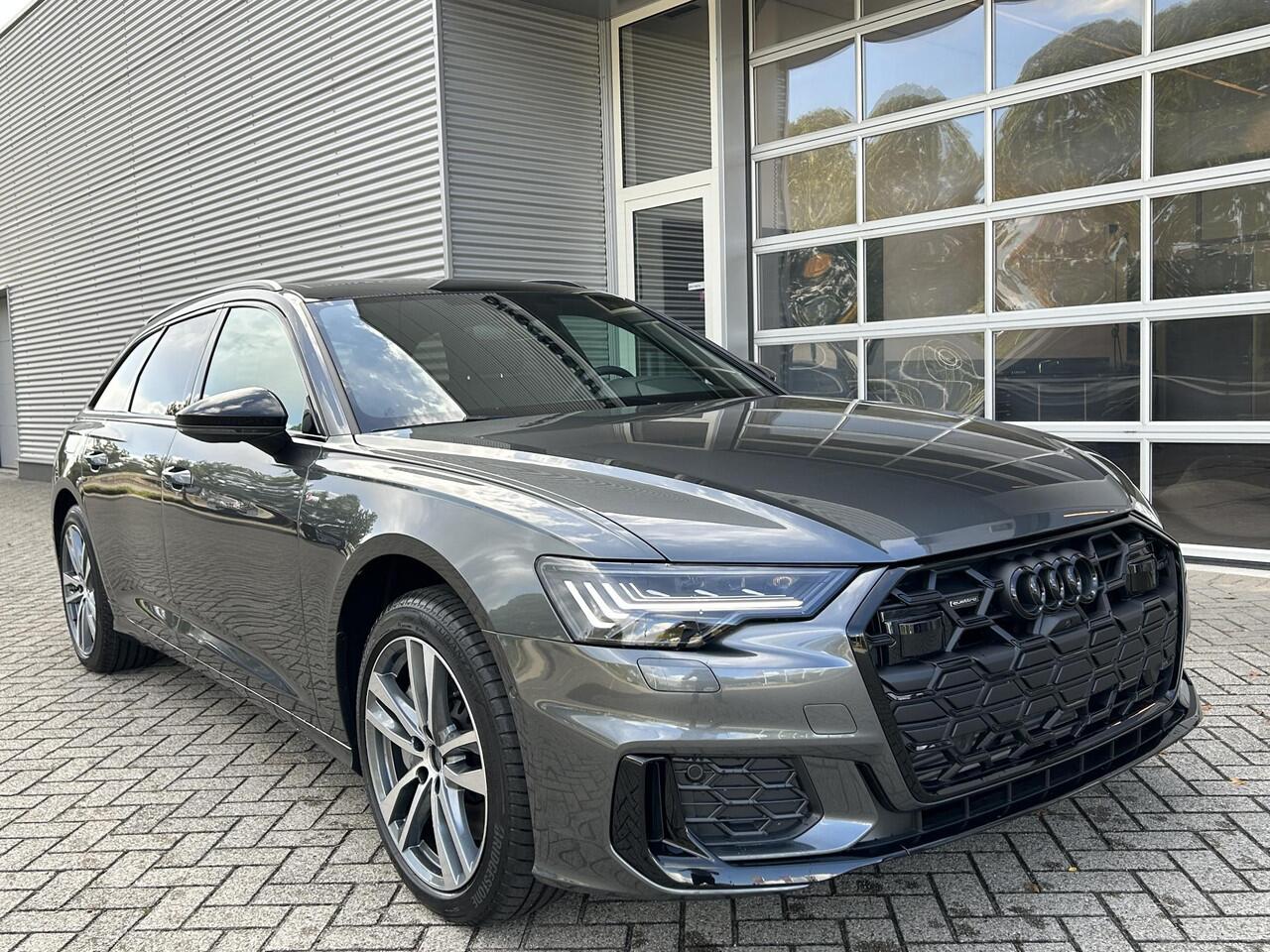 Audi A6 Avant S edition Competition (C8) 50 TFSI e 220 kW / 299 | Glazen Panoramadak | Comfortsleutel | Stoelverwarming | Verwarmd Stuurwiel | Led Matrix | Adaptieve Cruise Control |