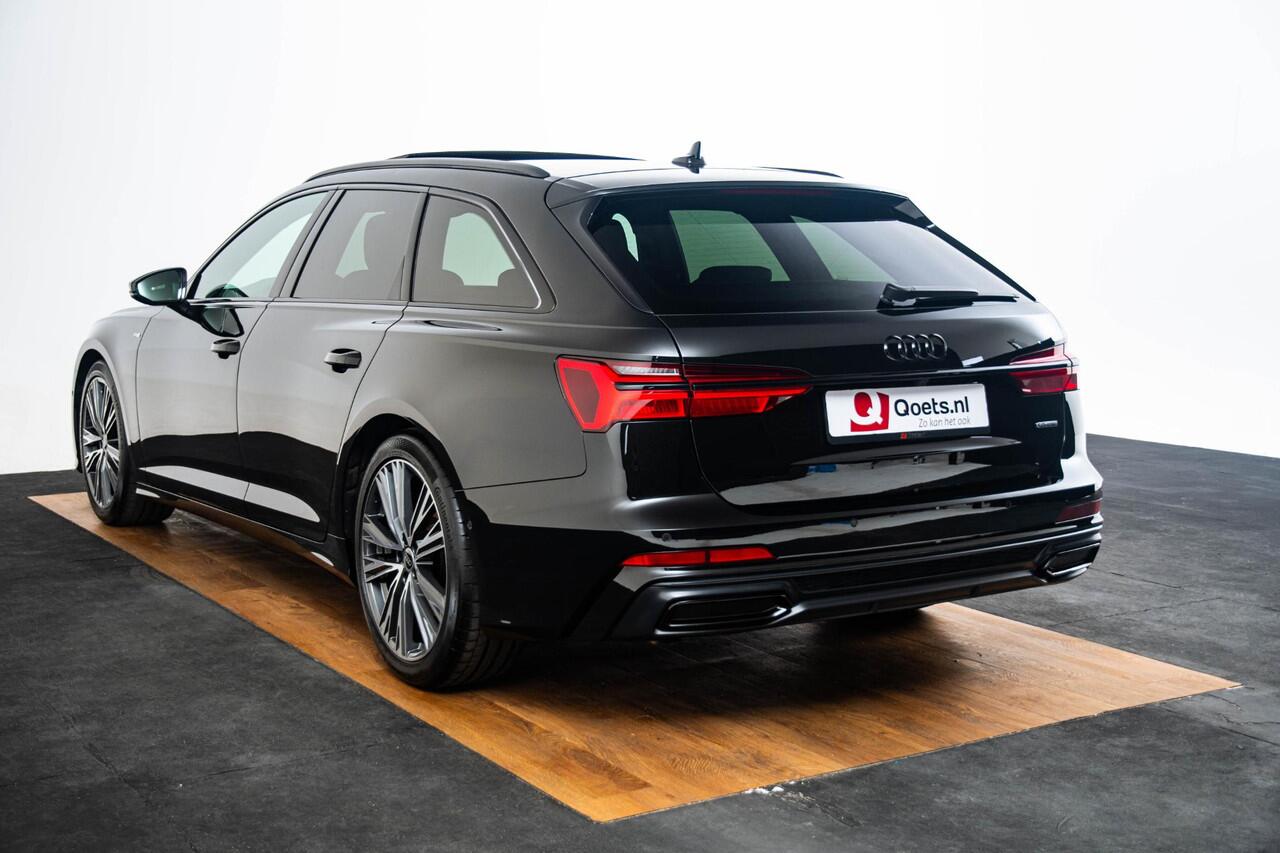 Audi A6 Avant 55 TFSI S Line - Panoramadak - Adaptive cruise control - Head up - Sportonderstel - Stoelverwarming vóór - Sportstoelen - Privacy glas - Optiekpakket zwart plus - Achteruitrijcamera - Ambienteverlichting -