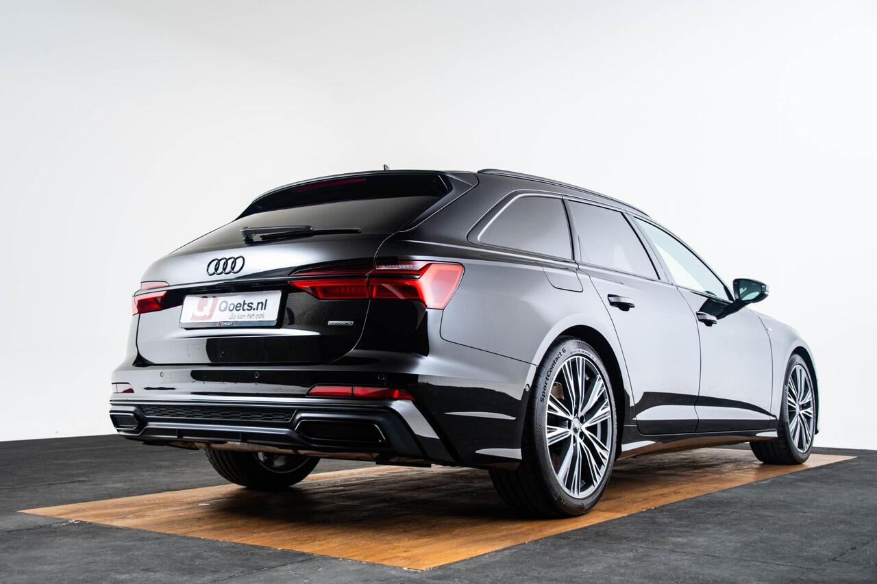 Audi A6 Avant 55 TFSI S Line - Panoramadak - Adaptive cruise control - Head up - Sportonderstel - Stoelverwarming vóór - Sportstoelen - Privacy glas - Optiekpakket zwart plus - Achteruitrijcamera - Ambienteverlichting -