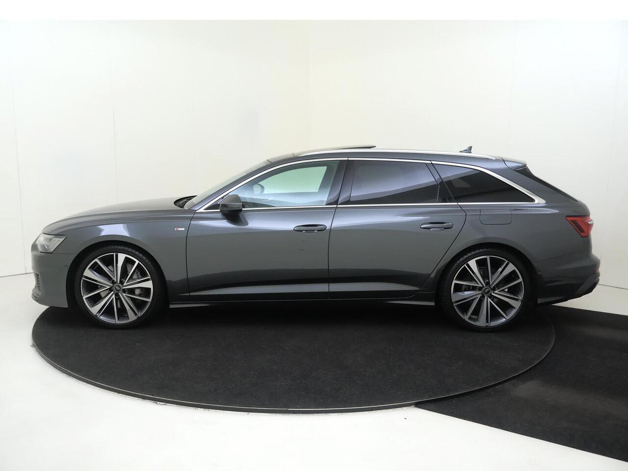 Audi A6 Avant 50 TFSI e quattro S edition Competition | SoH 90% | Panoramadak | Trekhaak | 4-zone airco | Lederen bekleding 'Valcona' | Achteruitrijcamera | Keyless | LED matrix verlichting | Adaptieve cruise control |