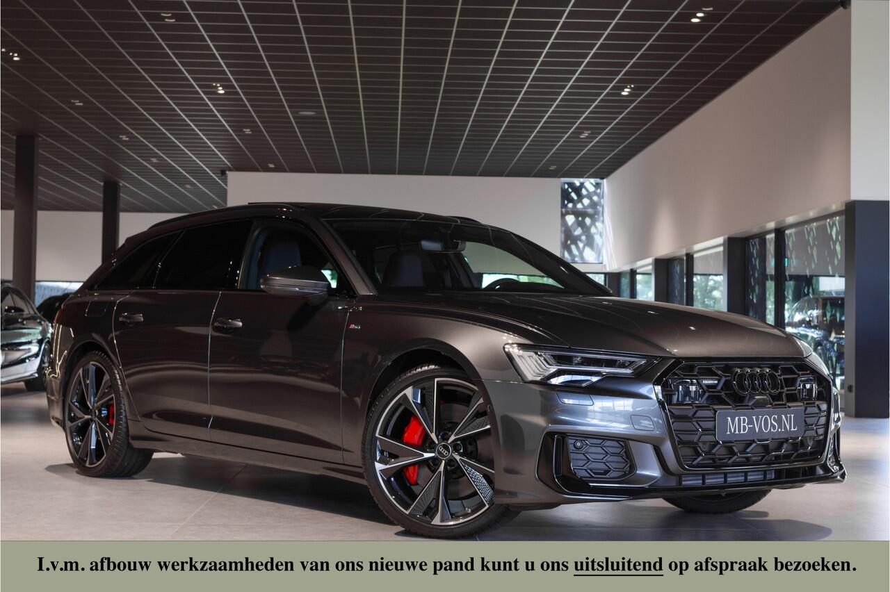 Audi A6 Avant 55 TFSI e quattro Pro Line S Competition B&O 3D|Sportstoelen+|Comfortsleutel|HUD|Fijnnappa|21"|Zwart optiek