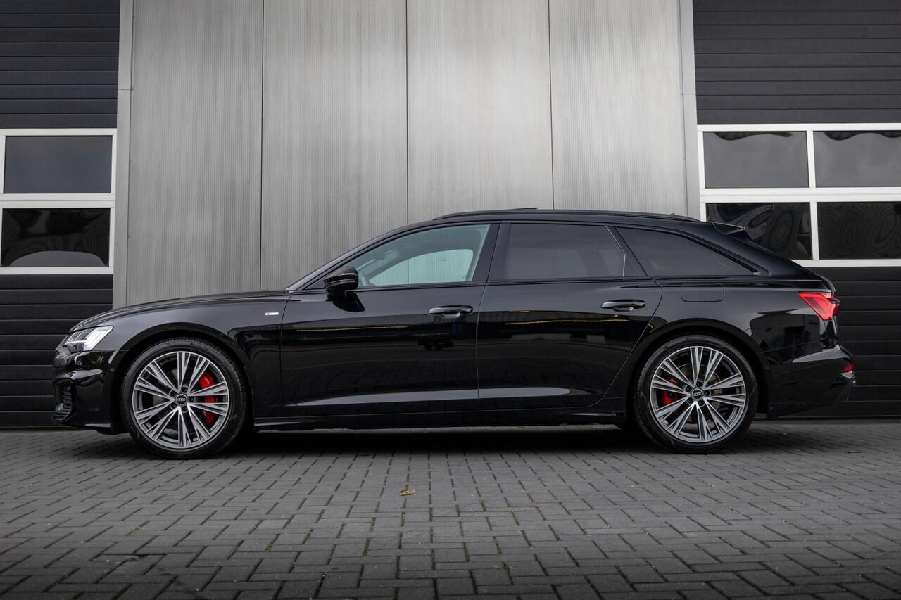Audi A6 Avant 55 TFSI e 367 pk Quattro Competition S-Line / HD-Matrix-LED/ Pano-Dak/ 360-Camera/ Adap.Cruise/ Black-Optiek/ Sport-Stoelen/ Stoel.Verw/ 20'' LMV