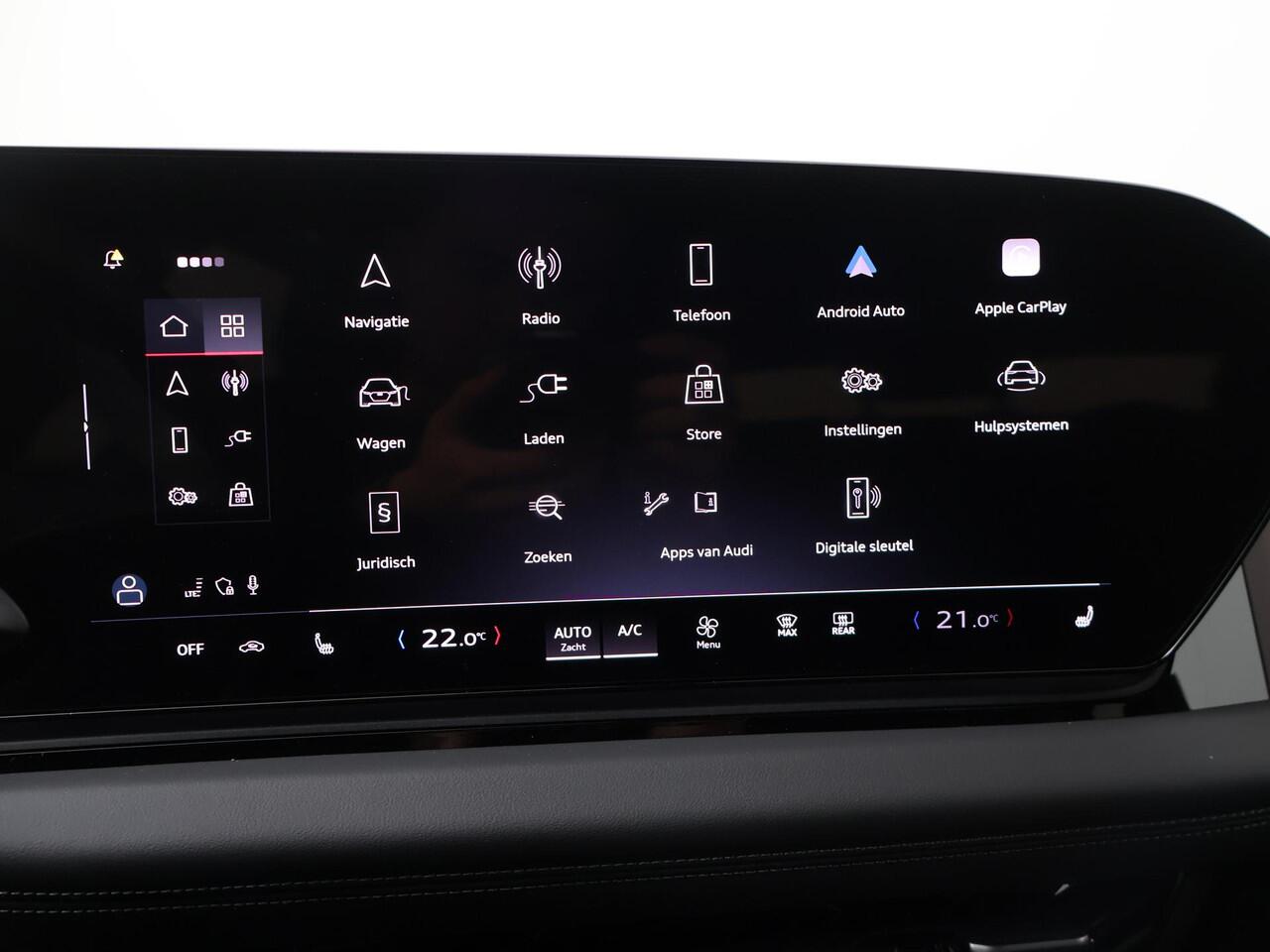 Audi A6 Sportback e-tron S edition performance 100 kWh / 367 pk | Stuurwielverwarming | Stoelverwarming voor en achter | Remzadels rood | 21" Audi Sport velgen