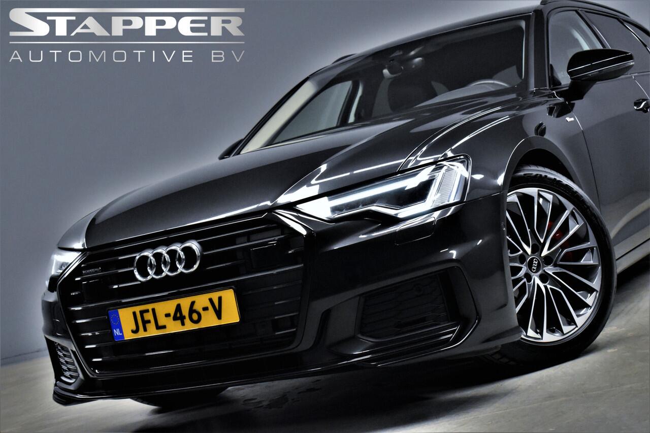 Audi A6 Avant 55 TFSIe 367 Quattro S-Line Competition 1e Eig. Dealer OH Virtual/Carplay/Camera/Keyless/Adap.cruise/Led/H.leer