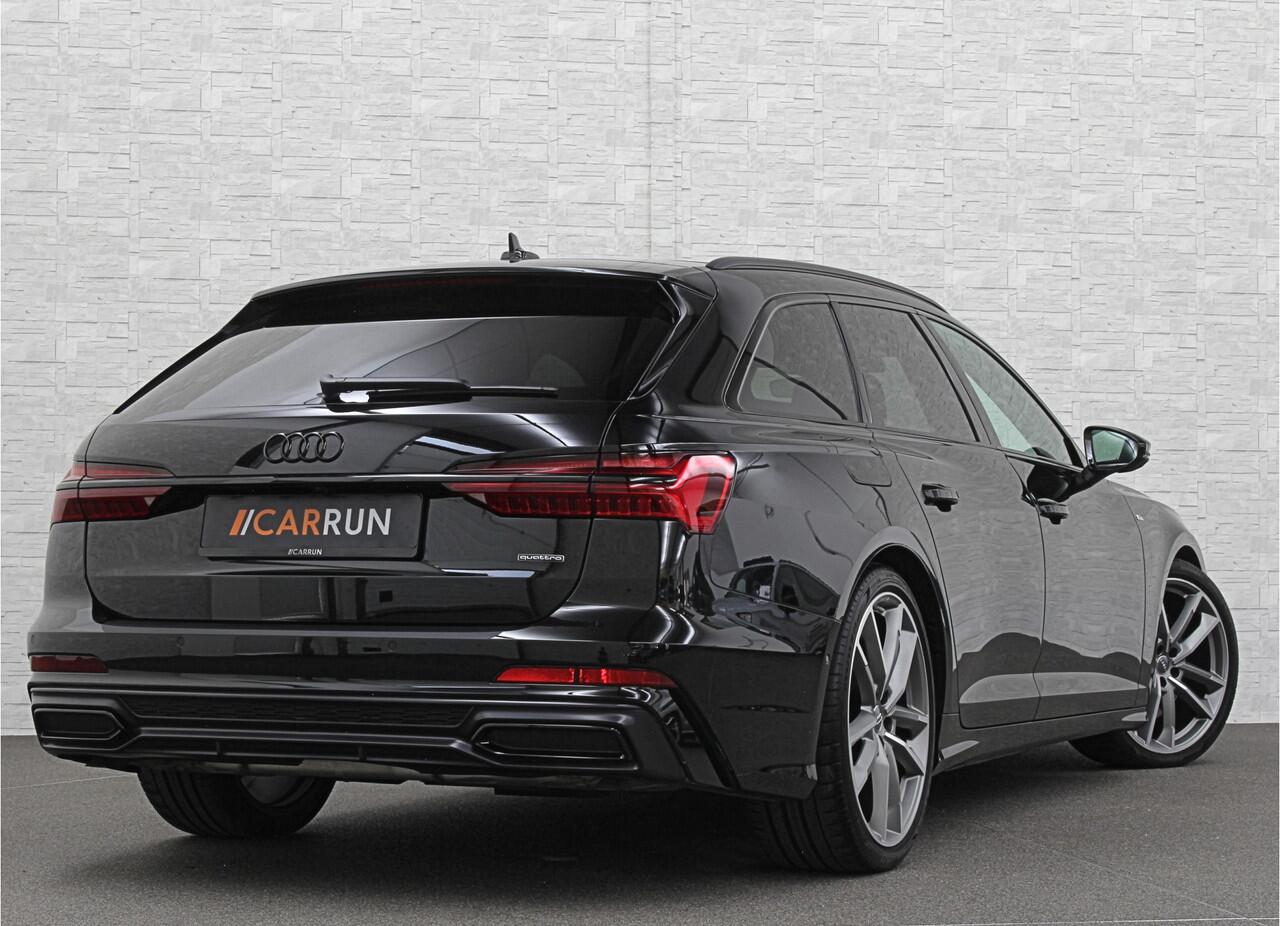 Audi A6 Avant 55 TFSI V6 340PK S-Line | Luchtvering | ACC | B&O | Panorama | 360 Camera | Matrix-LED | Trekhaak | RS-Leder | Standkachel | 4-Zone Clima | 21'' | Stoelverwarming V+A | Carplay | Lane & Side Assist | Virtual-Cockpit | Draadloos Laden.