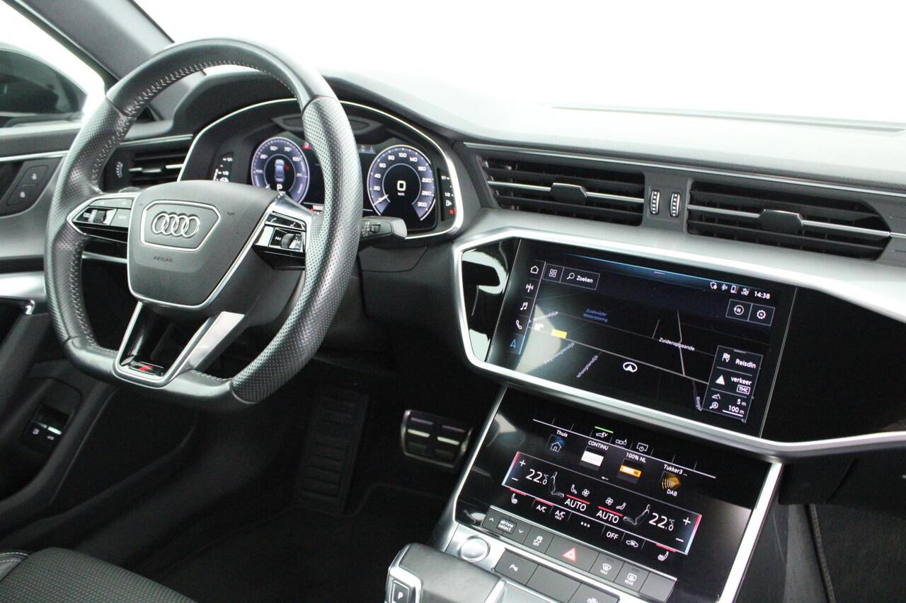 Audi A6 Limousine 50 TFSI e 299pk quattro S-Line Trekhaak Stoelverwarming ACC Navigatie Virtual Cockpit