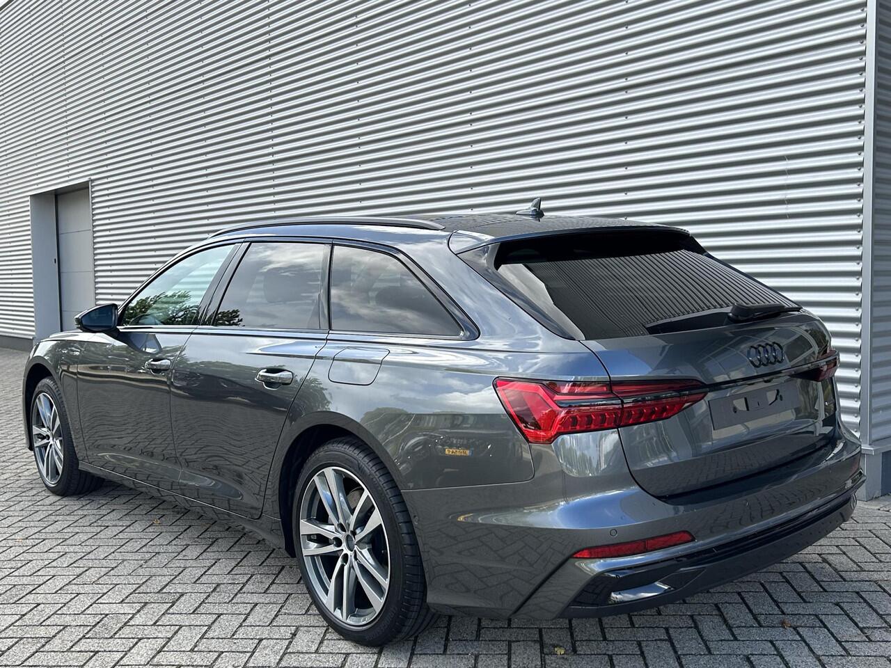 Audi A6 Avant S edition Competition (C8) 50 TFSI e 220 kW / 299 | Glazen Panoramadak | Comfortsleutel | Stoelverwarming | Verwarmd Stuurwiel | Led Matrix | Adaptieve Cruise Control |