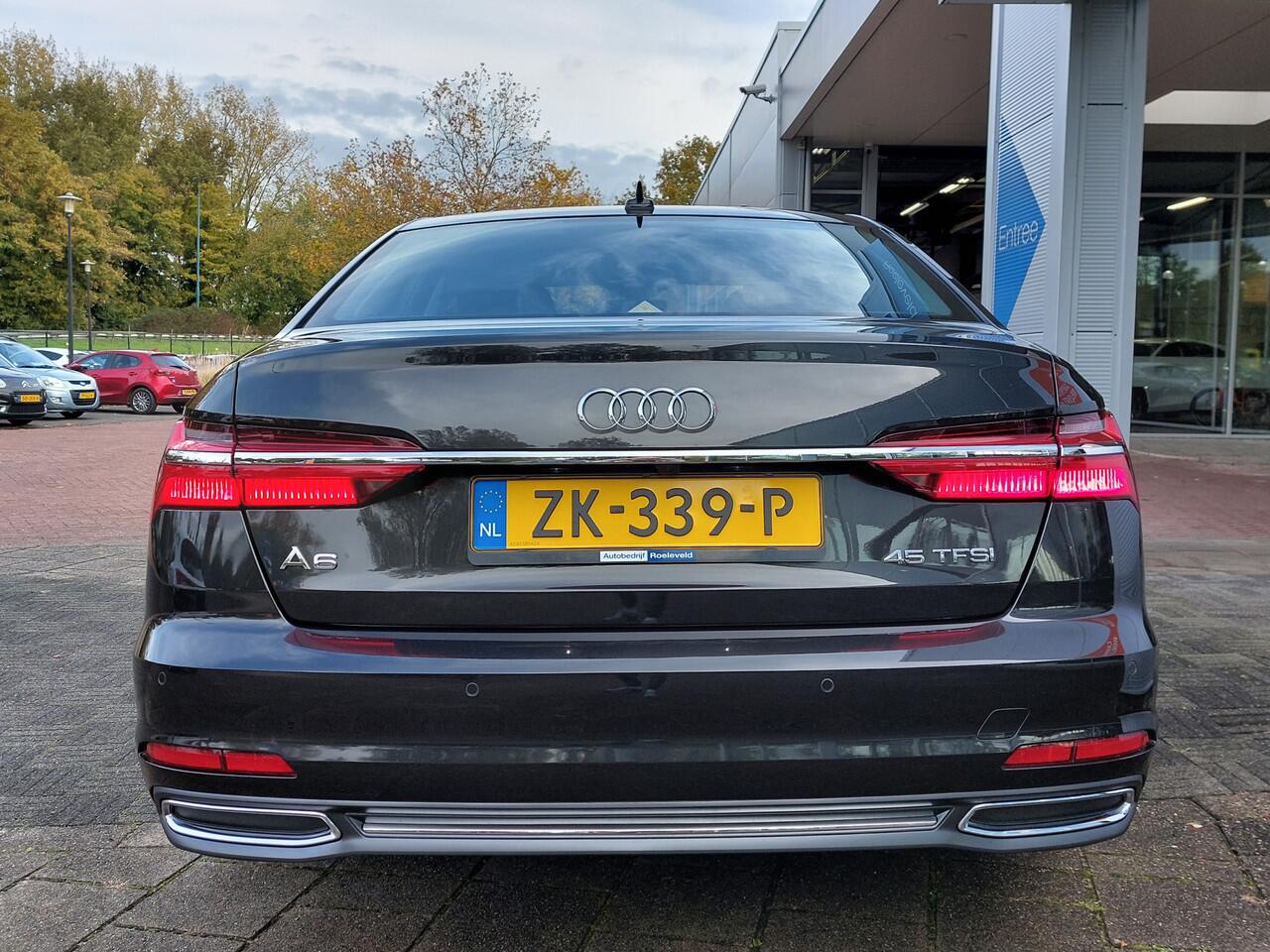 Audi A6 Limousine 45 TFSI 245pk Automaat Sport Lease Edition | 1ste Eigenaar | Navi | Clima | Cruise | Led Koplampen | Leder+Elek.Verstel+Stoelverwarming | Pdc V+A+Camera | Rijstrook+Licht+Regensenor | 18''lm