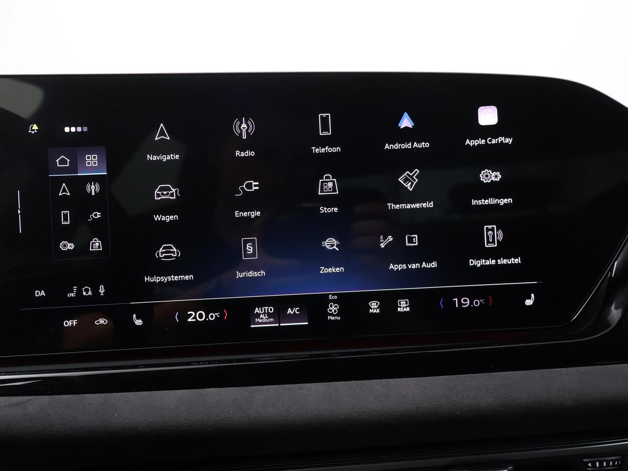 Audi A6 Limousine e-hybrid quattro S-Edition | Akoestisch glas | Lichtpakket pro met ambient lighting | S line exterieur | S-interieur sportstoelen zwart alcantara | Tech plus | Adaptive cruise assist plus | Memory Seats | 21 Inch LM-Velgen Audi sport Multispaaks