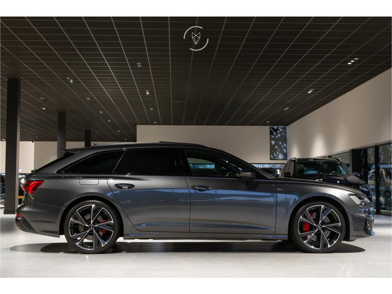 Audi A6 Avant 55 TFSI e quattro Pro Line S Competition B&O 3D|Sportstoelen+|Comfortsleutel|HUD|Fijnnappa|21"|Zwart optiek