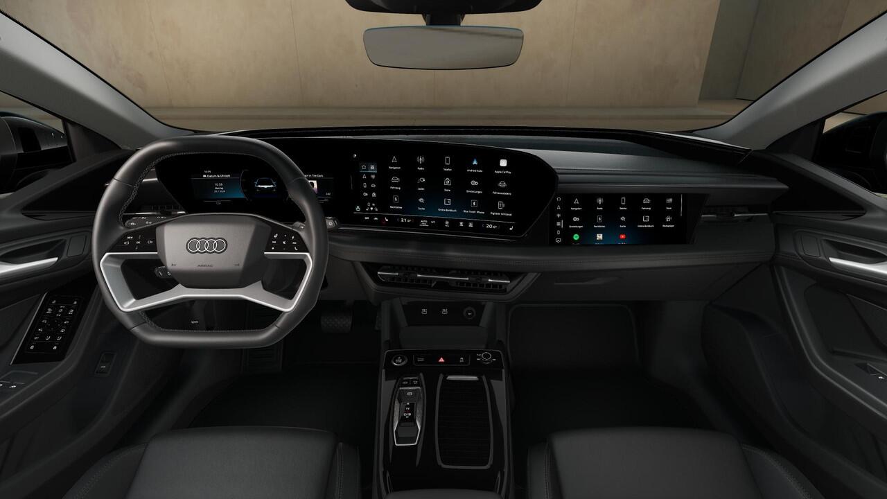 Audi A6 Avant e-tron Advanced edition performance 100 kWh adaptive cruise control, omgevingscamera's, keyless entry, winterpakket, optiek zwart glanzend, leder interieur