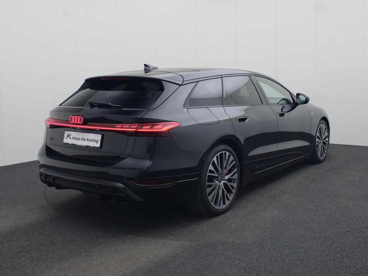 Audi A6 Avant e-tron S edition e-tron 100kWh 367 PK · Tech pro · Panorama-glasdak · Sportstoel plus leder zwart · Stoelmassage + ventilatie