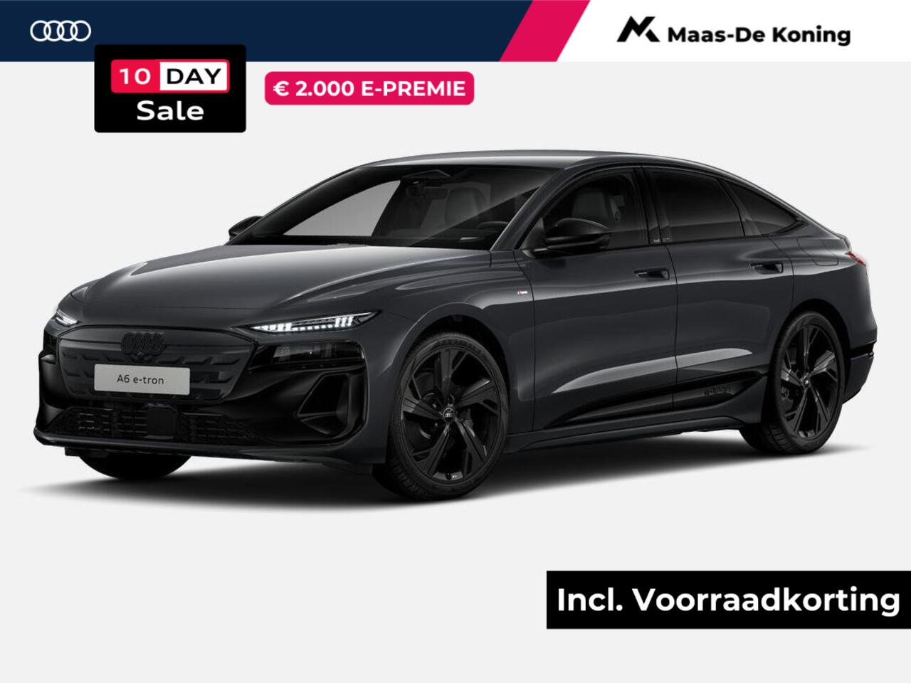 Audi A6 Sportback e-tron S edition 286 PK · Privacy glas · Opberg en bagagereuimtepakket · Sportstoel leder zwart