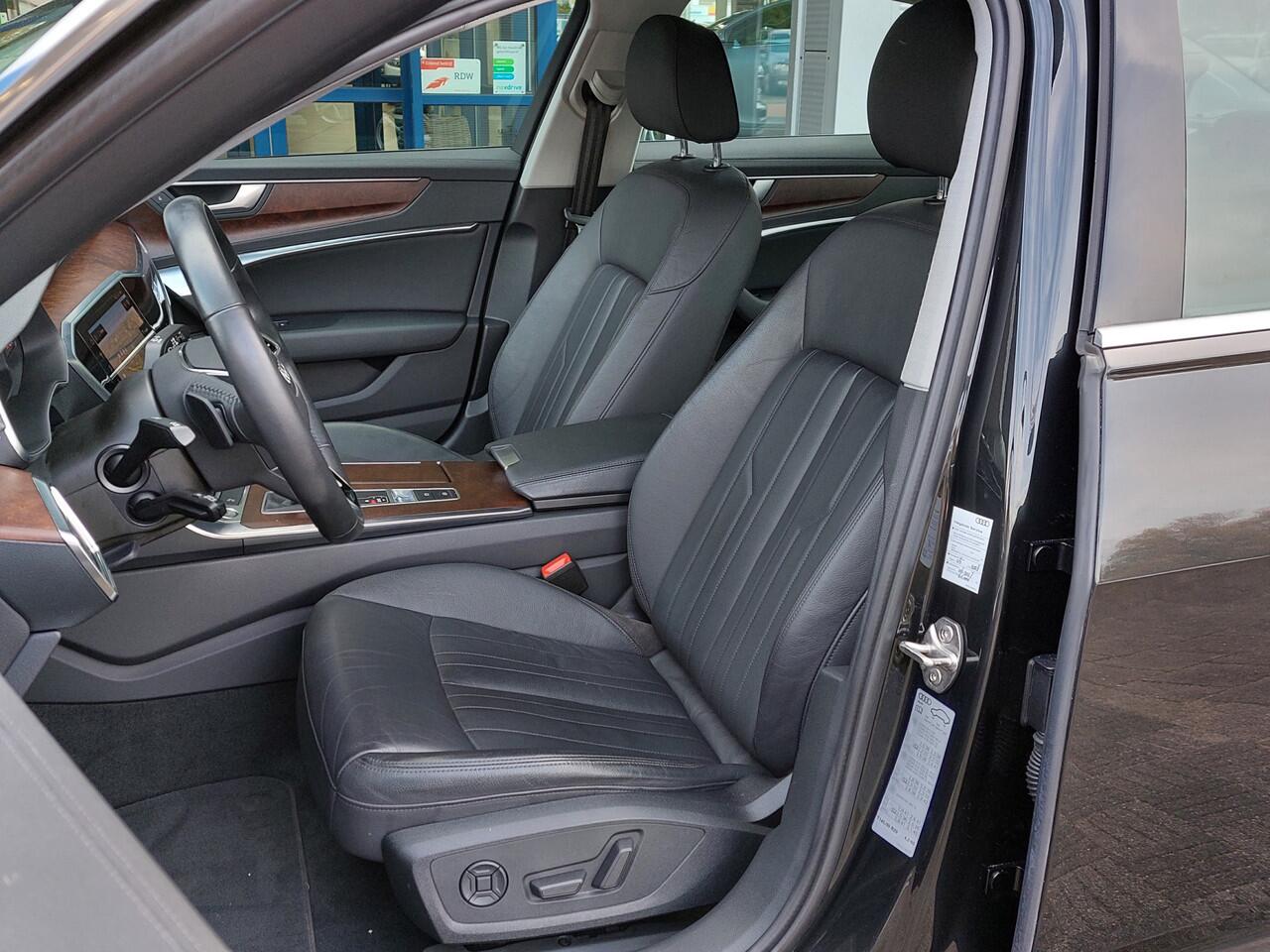 Audi A6 Limousine 45 TFSI 245pk Automaat Sport Lease Edition | 1ste Eigenaar | Navi | Clima | Cruise | Led Koplampen | Leder+Elek.Verstel+Stoelverwarming | Pdc V+A+Camera | Rijstrook+Licht+Regensenor | 18''lm