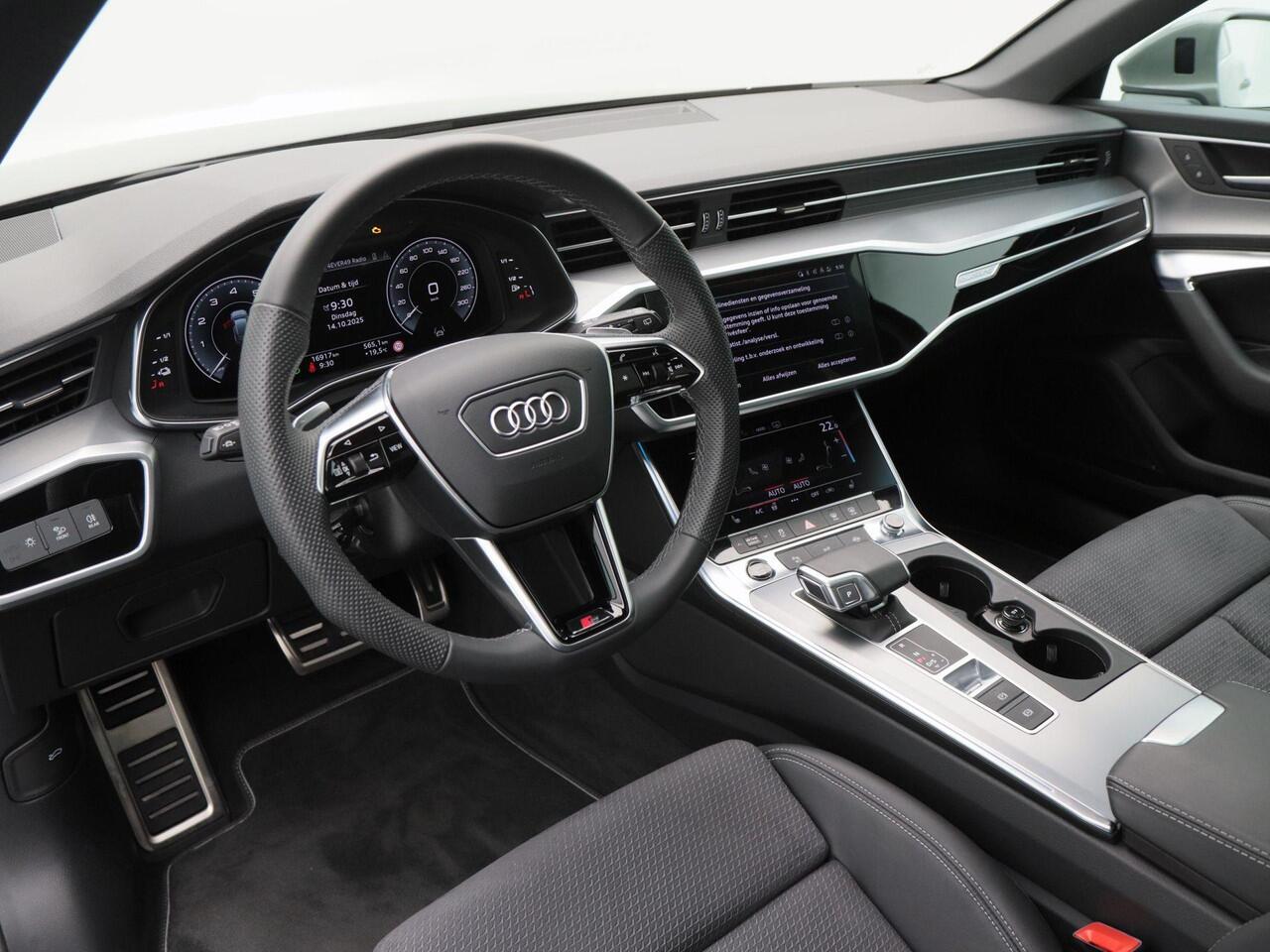 Audi A6 Avant 50 TFSi e 299 Pk Automaat quattro S edition | B&O Audio | 360° Camera | Panoramadak | Trekhaak | Stoel Verwarming | Full-LED | Carplay | 21 Inch | 16.915 Km