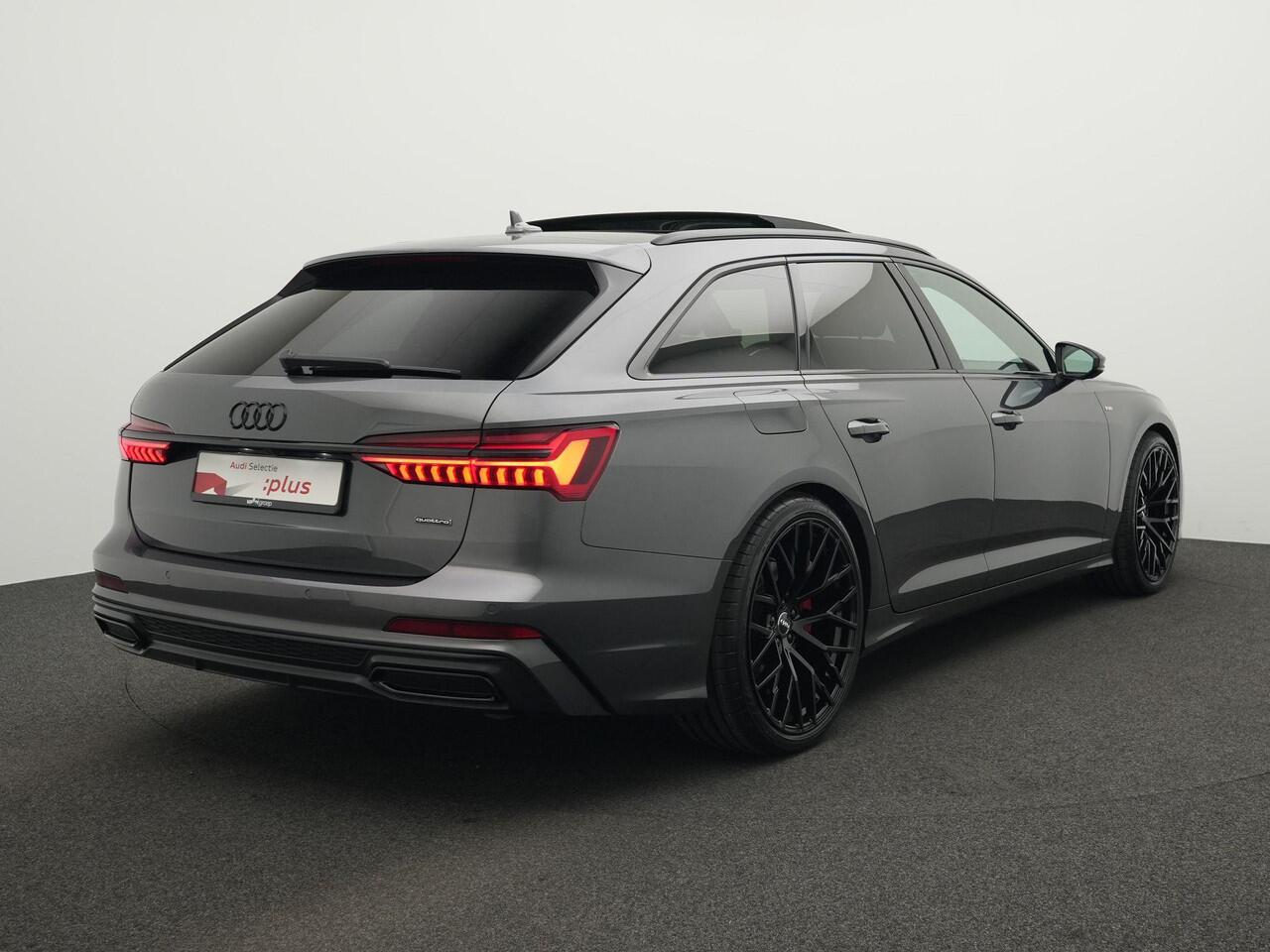 Audi A6 Avant 55 TFSI e 367 pk Competition / S-Line | Panoramadak | Matrix LED | Achteruitrijcamera | Adaptive cruise | Sportonderstel | Remklauwen rood | 21 inch