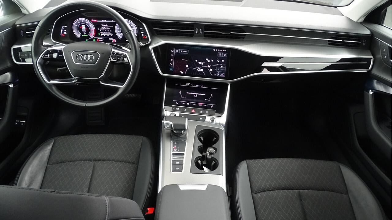 Audi A6 Avant Audi A6 Avant 50 TFSI e quattro Advanced-300pk Dealer O.H. PHEV 19"- Cruise | Half Lederen Sportstoelen Verwarmd | Apple Carplay | Keyless | Virtual | Navigatie | DAB |