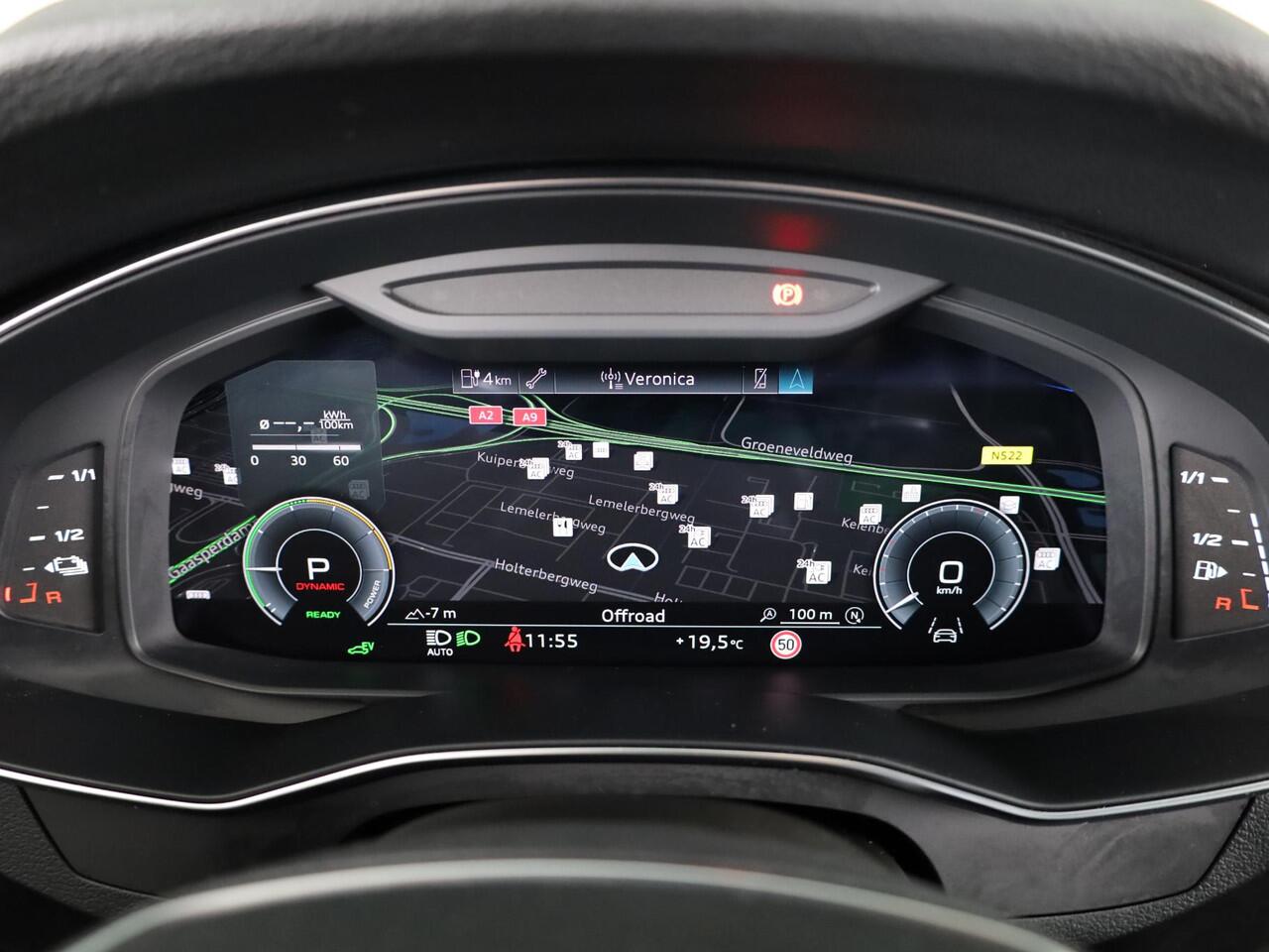 Audi A6 Avant 50 TFSI e quattro 299pk | Trekhaak wegklapbaar | Lederen bekleding | Electrisch verstelbare voorstoelen+geheugen bestuurdersstoel | Adaptieve cruise controle