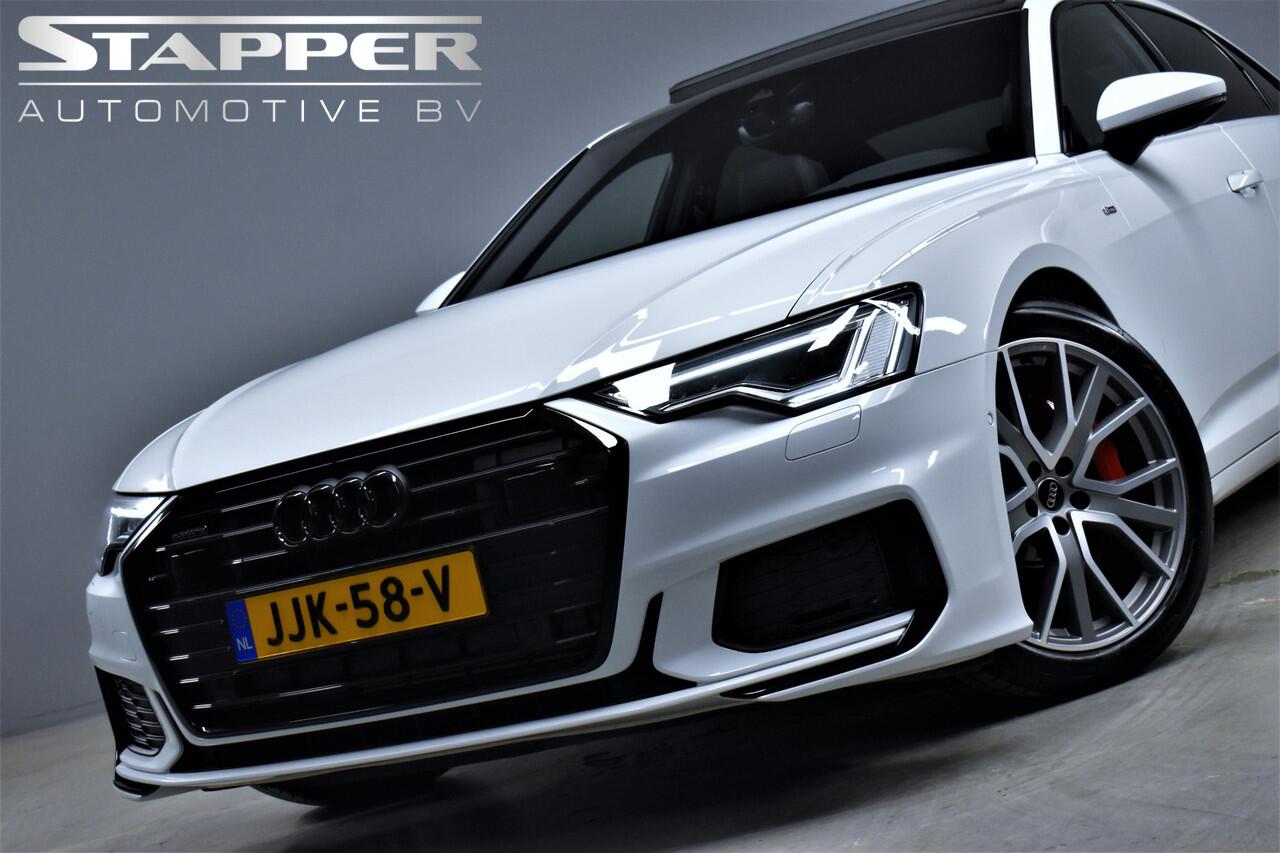 Audi A6 Limousine 55 TFSI e 367pk Quattro S-Line Competition 1e Eig. Dealer OH Pano/Virtual/Carplay/Camera/Memory/Adap.cruise/Lmv20''