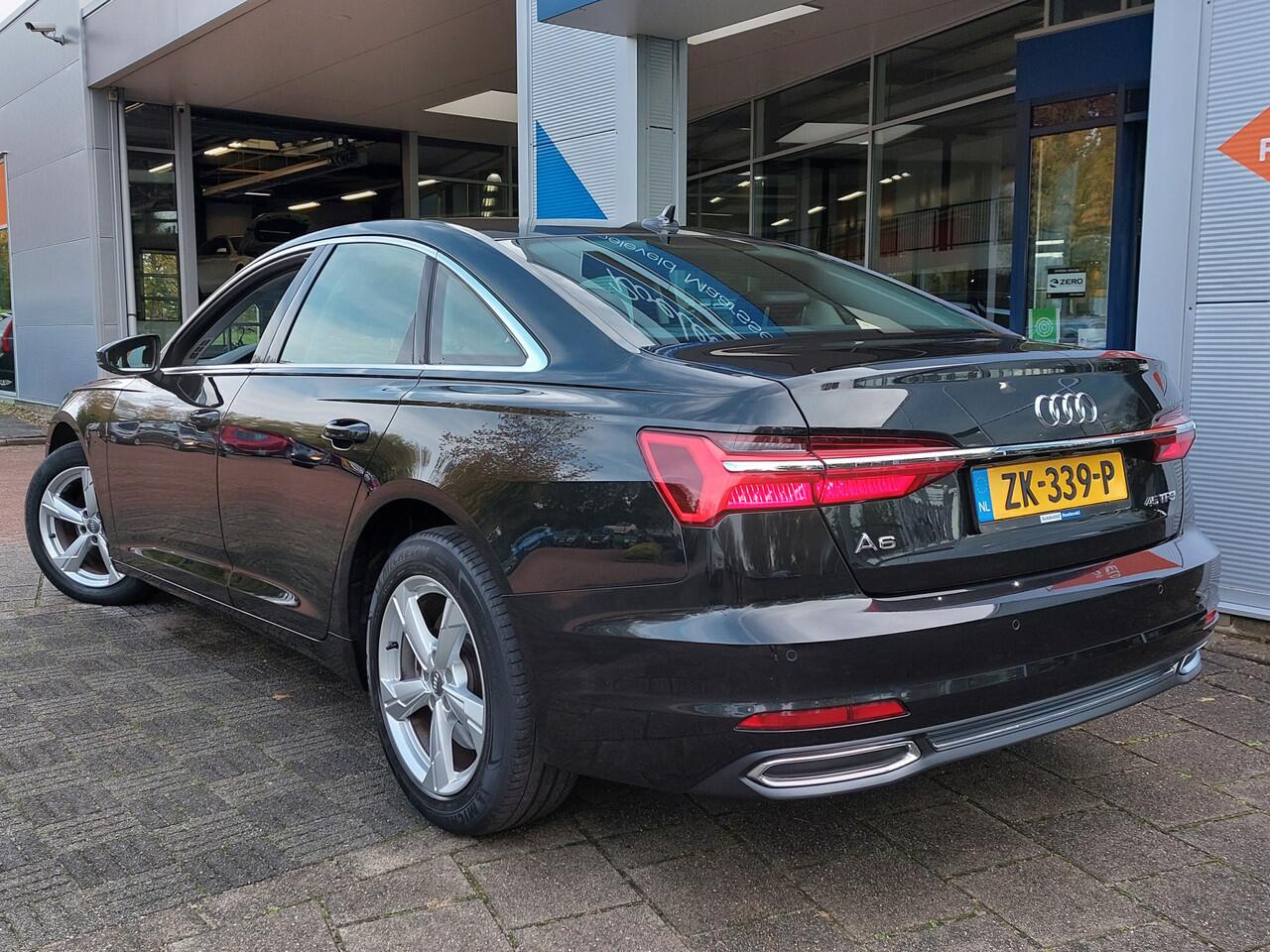 Audi A6 Limousine 45 TFSI 245pk Automaat Sport Lease Edition | 1ste Eigenaar | Navi | Clima | Cruise | Led Koplampen | Leder+Elek.Verstel+Stoelverwarming | Pdc V+A+Camera | Rijstrook+Licht+Regensenor | 18''lm