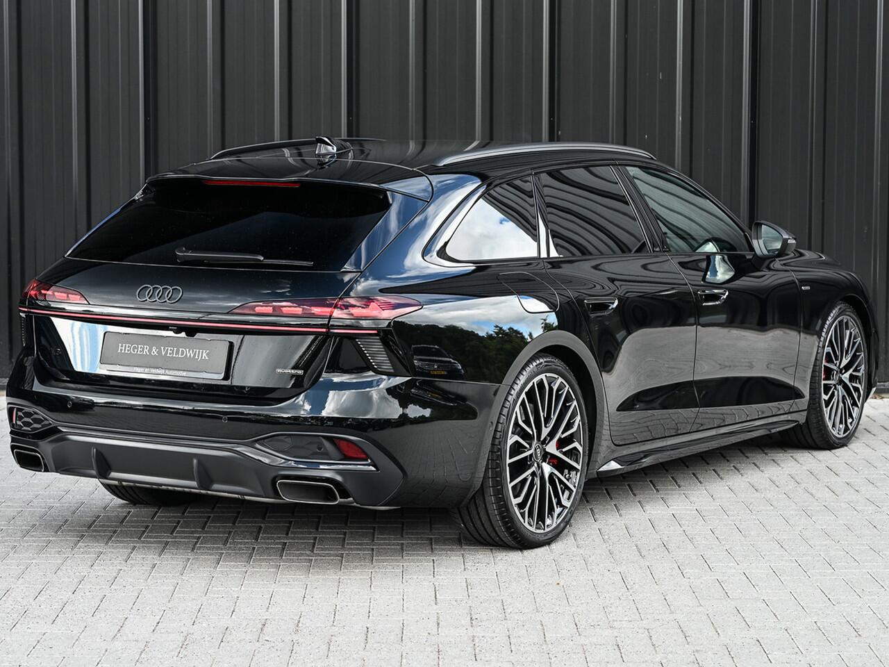 Audi A6 Avant 2.0 E-HYBRID QUATTRO S EDITION COMPETITION 270KW | PERFORMANCE S-SEATS | MIDNIGHT GREEN METALLIC | 3X S-LINE | ALCANTARA | HEAD-UP | VIRTUAL COCKPIT | 360 CAMERA | VIERWIELBESTURING | MASSAGE | B&O SOUND SYSTEM | ADAPTIVE CRUISE | PANORAMADAK | EL. 