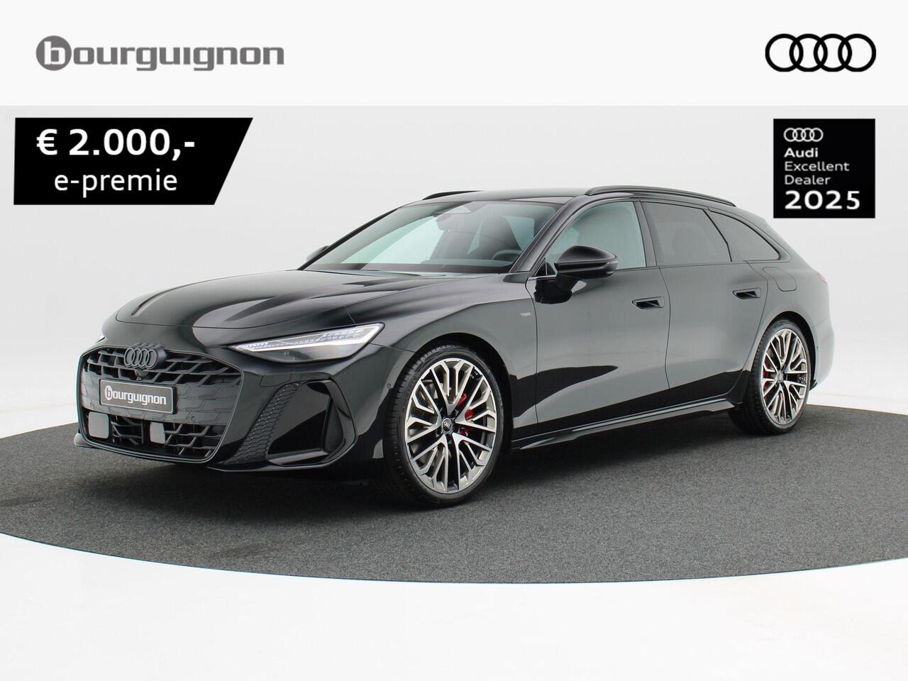 Audi A6 Avant S edition Competition 2.0 TFSI e | 367 PK | Privacy glas | Bang & Olufsen 3d | Glazen Panoramadak | Zwart Optiek | 21 inch |