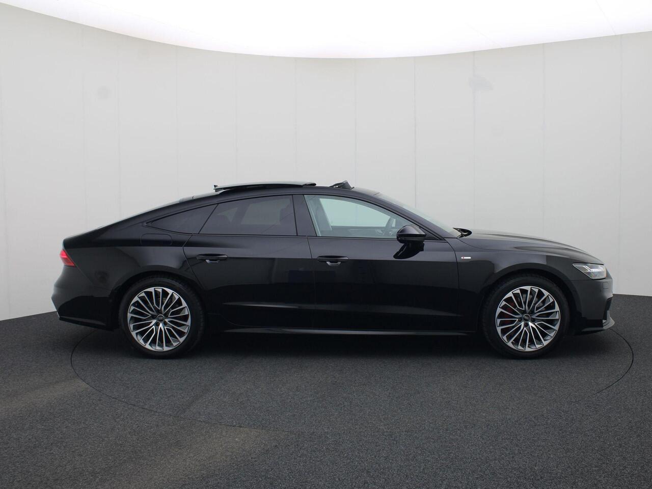 Audi A7 Sportback 55 TFSIe 270kW/367PK quattro S Line · Panoramadak · 360° Camera + Parkeersensoren · Leder · Trekhaak· Garantie t/m 10-01-2028 of 80.000km