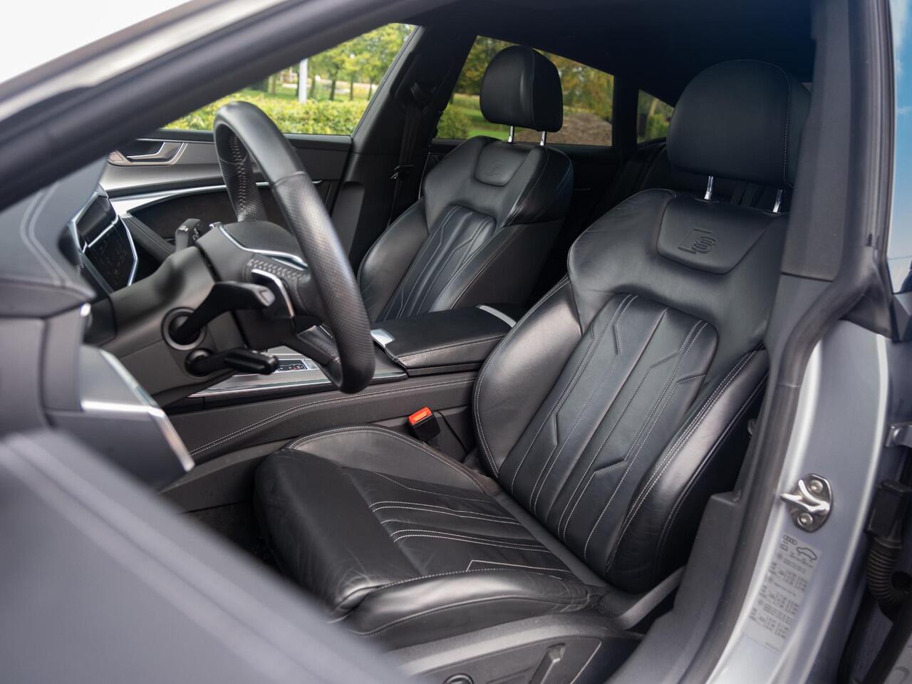 Audi A7 Sportback 55 TFSI e quattro Competition | S-line | Volleder Valcona | Panodak | 4-zone ECC | LED |  Assistentie City & Tour pack | Achterbank verw | Adap onderstel | DAB | Hud | 360cam | Softclose | Etc..