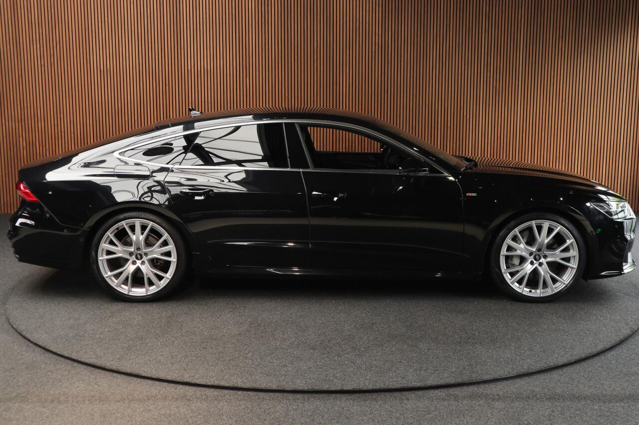 Audi A7 Sportback 55 TFSI quattro S-Line Competition HUD B&O Leer Navi Virtual ACC Elektr. achterklep Camera Stoelverwarming LM velgen BTW auto