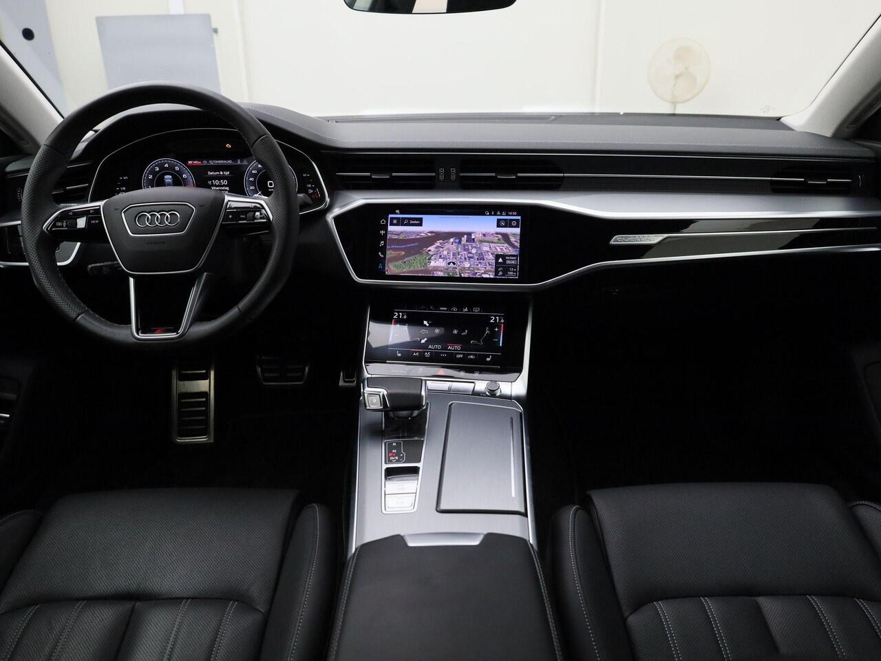 Audi A7 Sportback 55 TFSIe 270kW/367PK quattro S Line · Panoramadak · 360° Camera + Parkeersensoren · Leder · Trekhaak· Garantie t/m 10-01-2028 of 80.000km