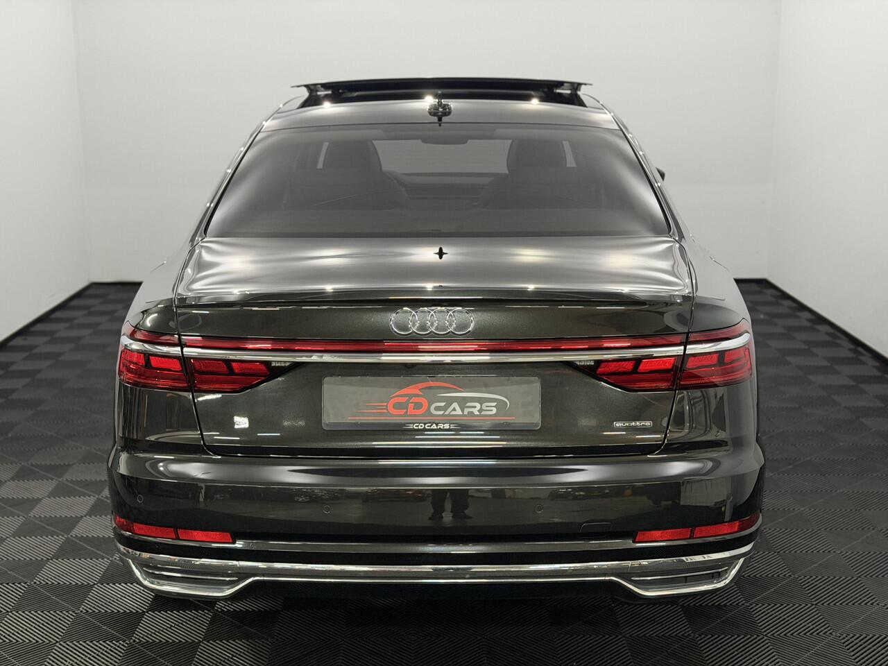 Audi A8 60 TFSI e quattro Lang Pro Line Plus Plug-in Pano, Leder, 360 Camera, Head-up display, Navi, Elektrische achterklep, Memory stoelen, Elektrische verstelbaar stoelen