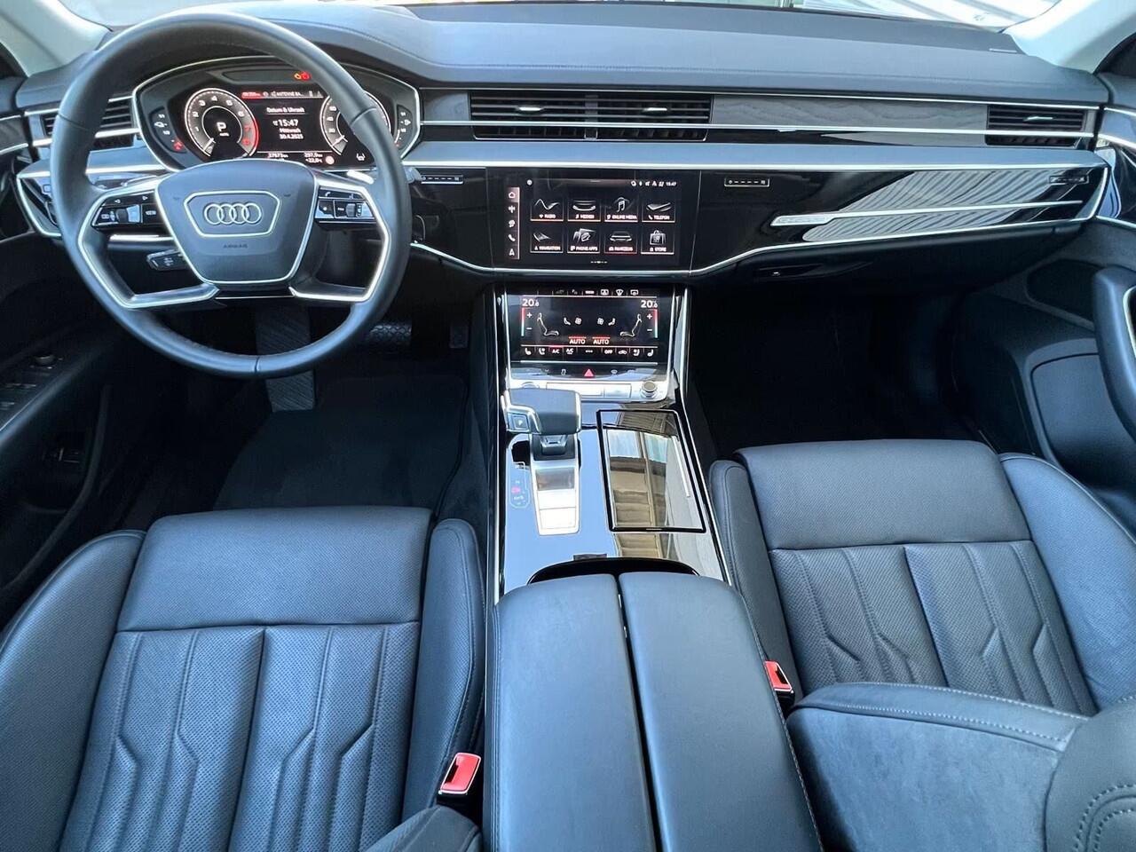 Audi A8 60 TFSI e quattro Lang 463 PK ACC Bang en Olufsen Dynamic All-wheel Steering Head-Up Massage Stoelkoeling