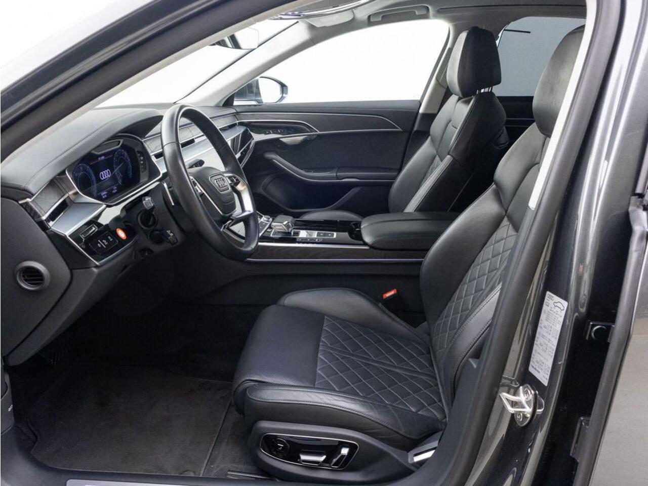 Audi A8 50 TDI Quattro Lang 286 PK ACC Glazen Schuifdak BEO Sound Head-Up Stoelkoeling en massage 21 Inch