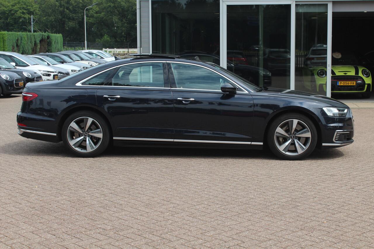 Audi A8 60 TFSI e quattro Pro Line Plus 476pk NL Auto! / Panoramadak / 360Camera / Head-up / B&O / Luxe Leder / Softclose / Keyless / Luchtvering / Stoelmassage / Stoelventilatie